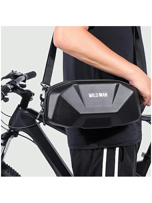 WILDMAN sakwa rowerowa na kierownicę na zamek 3,5L X9 czarna