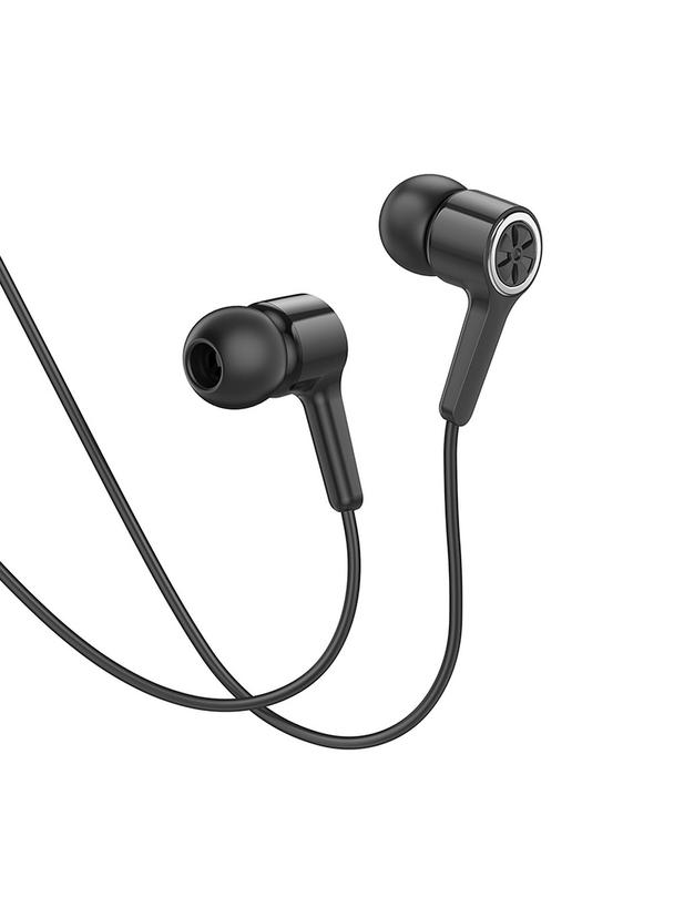 Słuchawki przewodowe douszne Jack 3,5 mm Hoco M104 czarne