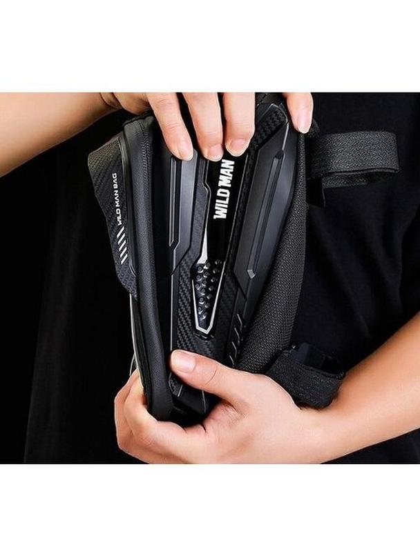 WILDMAN sakwa rowerowa na ramę na zamek 2L (4" - 7") M30 czarna