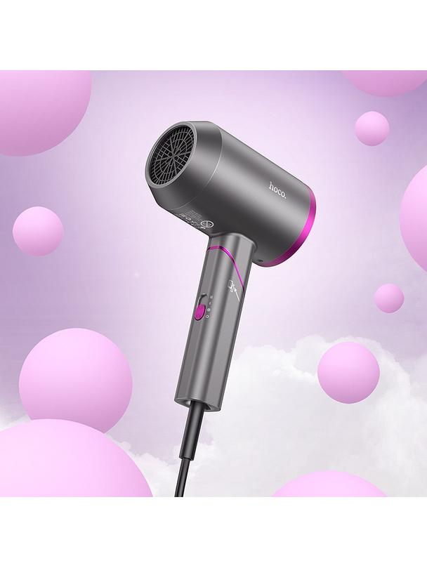 Suszarka do włosów Hoco składana HP13 PLUS czerwony róż