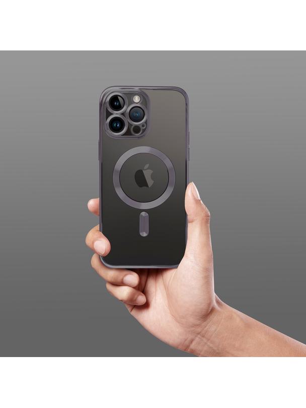 Futerał do Samsung A17 Electro Mag Cover zgodny z MagSafe czarny