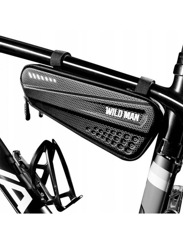 WILDMAN sakwa rowerowa pod ramę na zamek 1,2L ES4 czarna