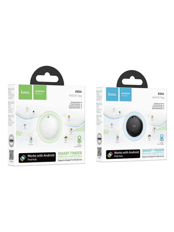 Lokalizator zgodny z Google Find My Device Hoco E93A czarny