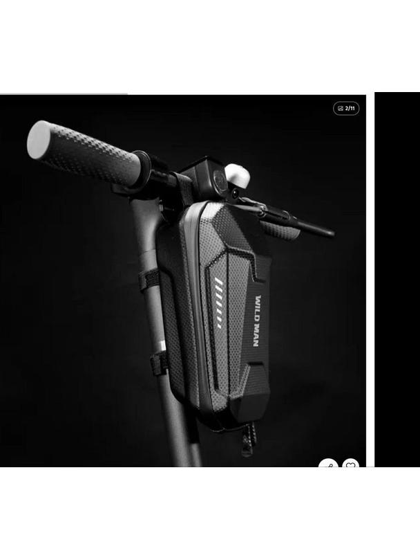 WILDMAN sakwa rowerowa na ramę na zamek 1,2L (4" - 7") ES10 czarna