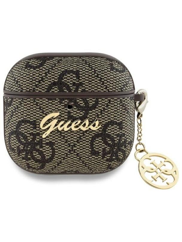 GUESS futerał do APPLE AirPods 4 GUA4G4GSMW (PU 4G W / Charm) brązowy