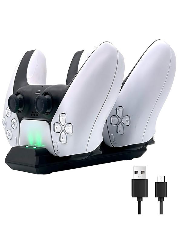 Podwójna stacja ładująca do padów PS5 P201 czarna