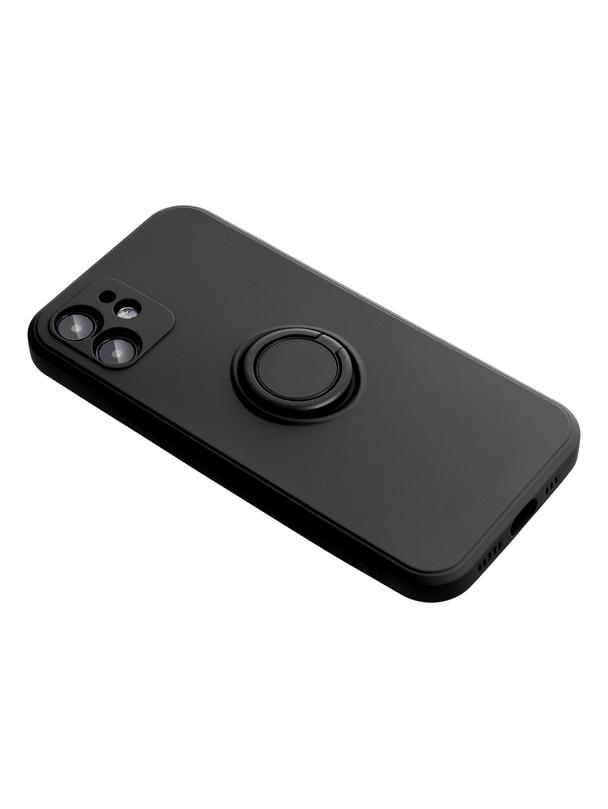 Futerał do Samsung A36 5G Silicone Ring czarny