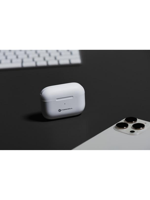 Słuchawki bezprzewodowe douszne Forcell F-Audio Master Pro TWS białe 0INT
