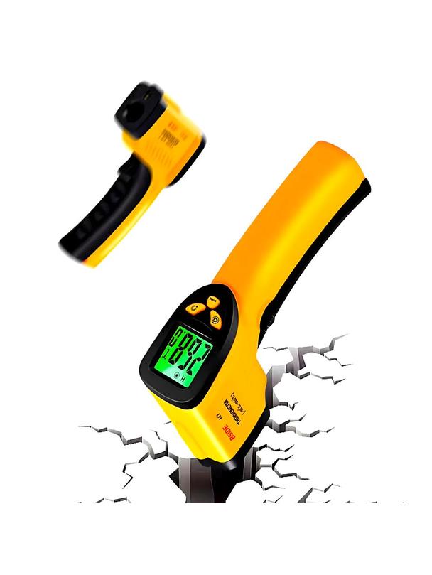 Pirometr termometr laserowy bezdotykowy na podczerwień RC-K-1397  żółto czarny