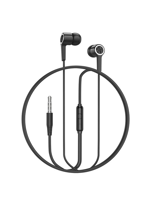 Słuchawki przewodowe douszne Jack 3,5 mm Hoco M104 czarne