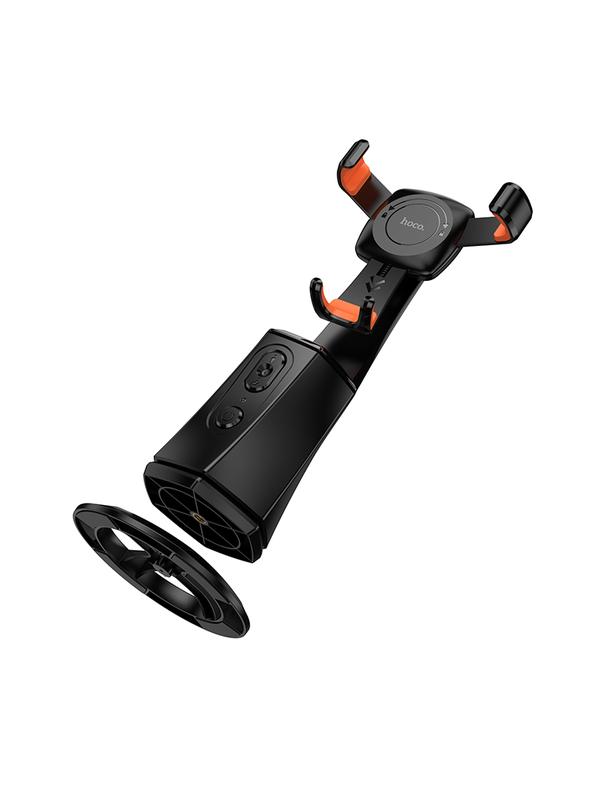 Uchwyt na telefon Hoco obrotowy 360 stopni z automatycznym śledzeniem twarzy K26 czarny