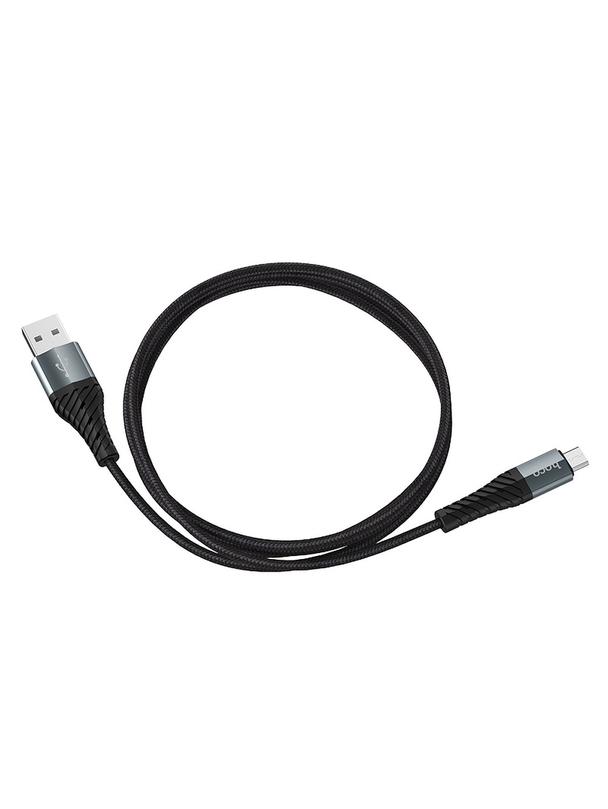 Kabel USB A do Micro USB Hoco 2,4A 1 m X38 czarny
