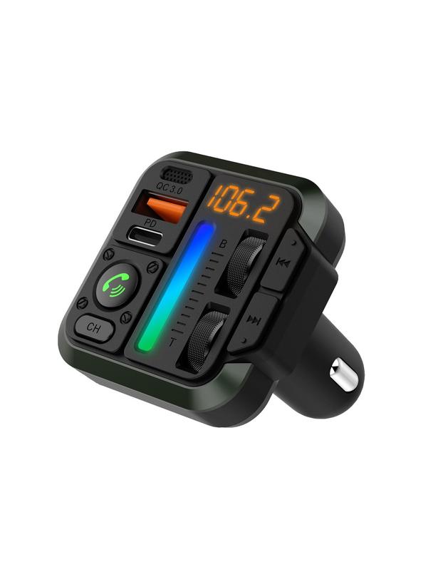 Transmiter samochodowy bluetooth Blue Star AutoBeat QC3.0 PD 20W MT04B czarny