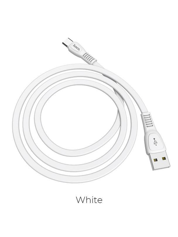 Kabel USB A do USB C Hoco 2,4A 1 m X40 biały