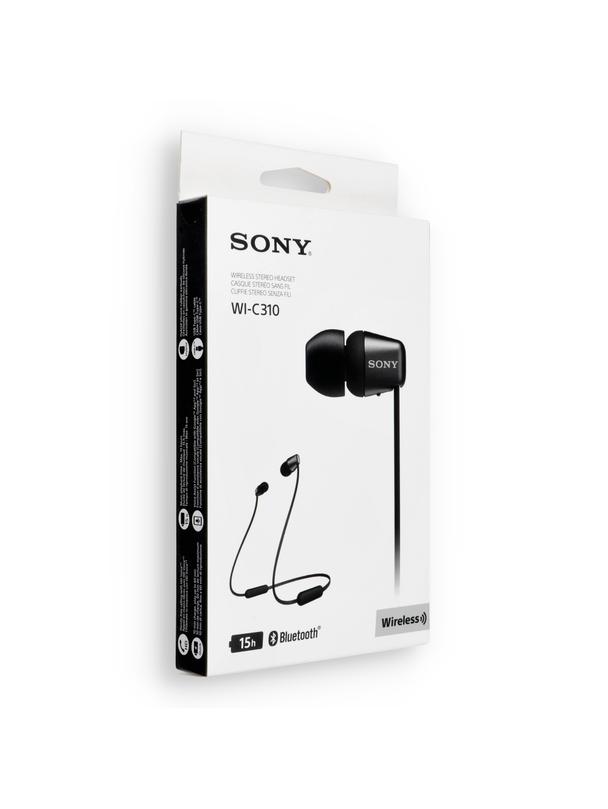 Słuchawki bezprzewodowe douszne Sony WI-C310 czarne