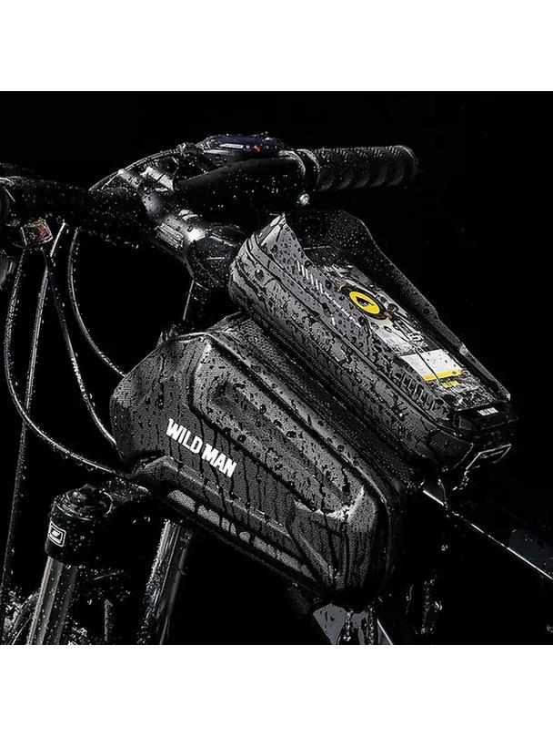 WILDMAN sakwa rowerowa na ramę na zamek 1,2L (4" - 7") XT6 czarna