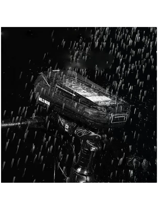 WILDMAN sakwa rowerowa na ramę na zamek 0,6L (4" - 7") MS33 czarna