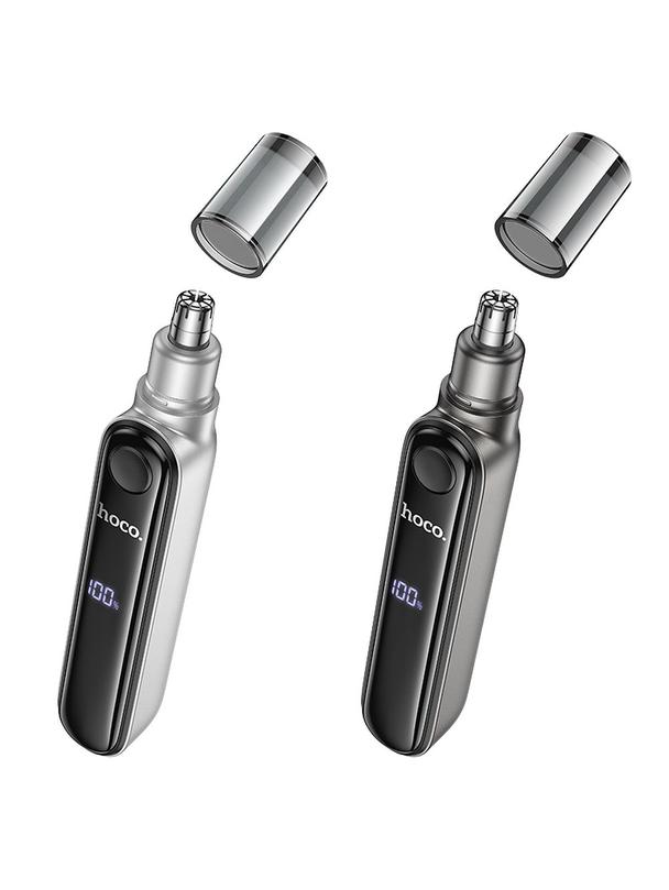 Trymer do nosa Hoco z wyświetlaczem HP33 srebrny