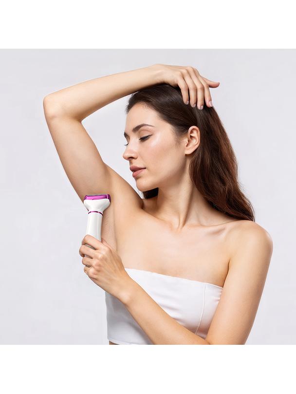 Trymer z golarką 4w1 Hoco HP80 biało różowy