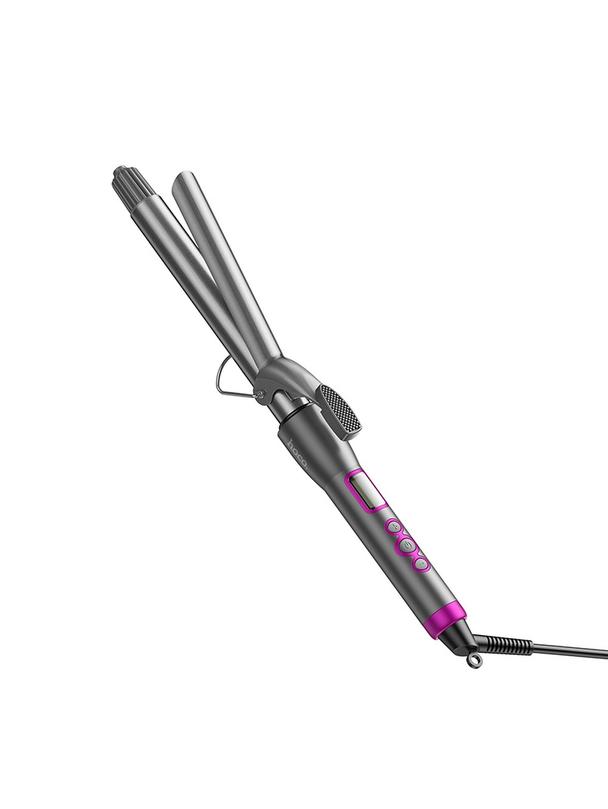 Lokówka do włosów Hoco z wyświetlaczem HP43 szara