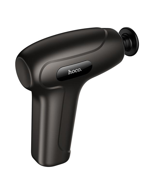 Elektryczny cichy mini masażer GUN Hoco HP51 szary