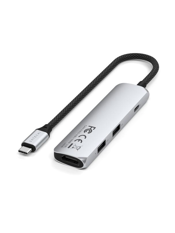 SATECHI adapter HUB 4w1 Typ C ST-P4SS srebrny
