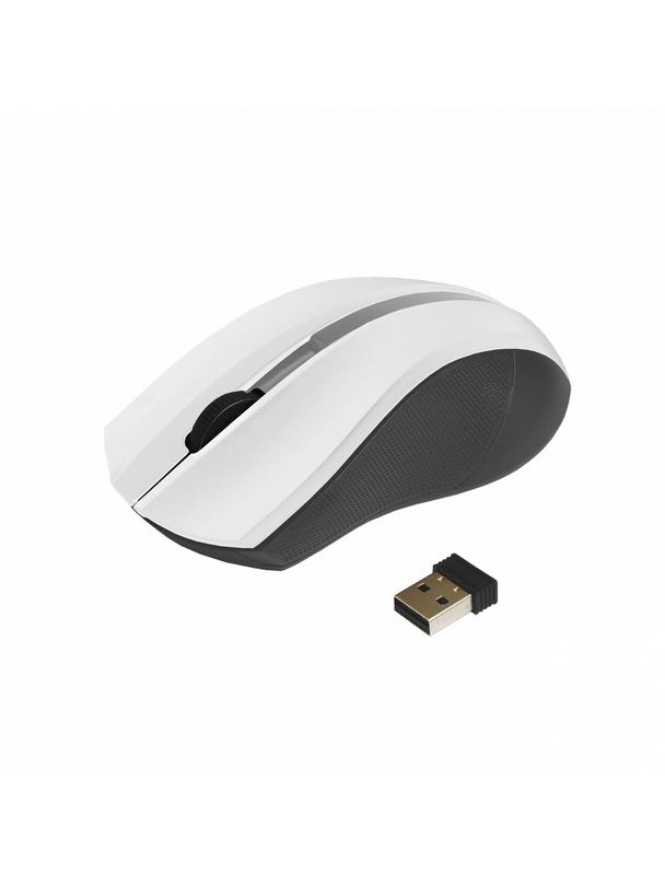 ART myszka komputerowa bezprzewodowa 2,4G 1000 dpi AM-97 biała