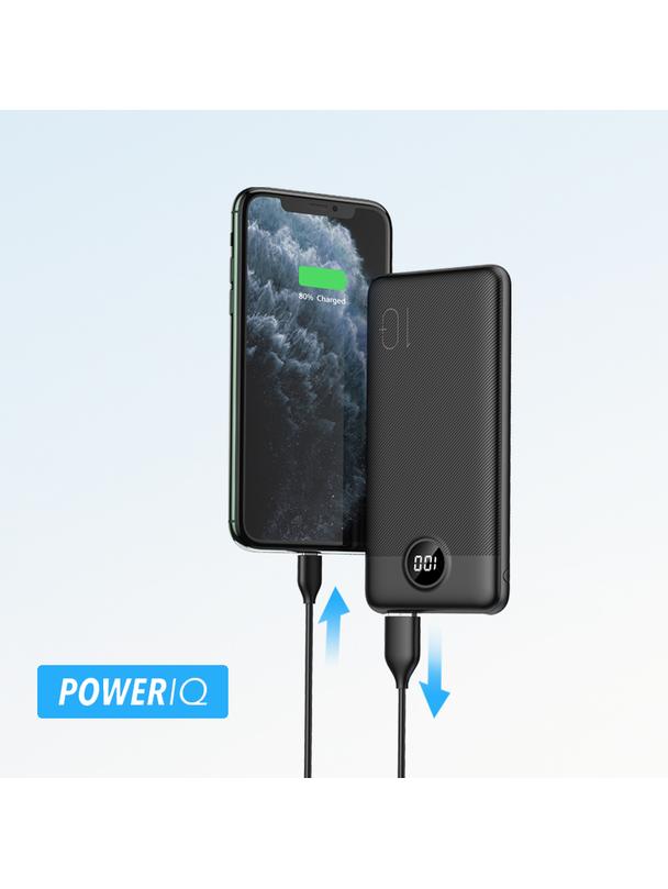 Powerbank Veger L10S (W1105PD) PD QC3.0 2A 20W 10000 mAh czarny 0INT