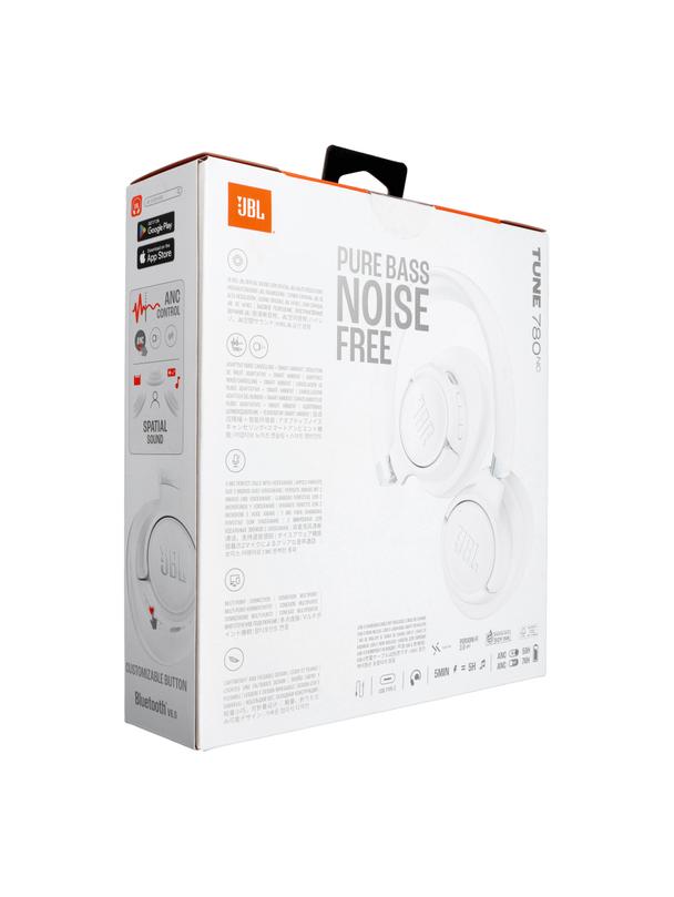 Słuchawki bezprzewodowe nauszne JBL Tune 780NC białe