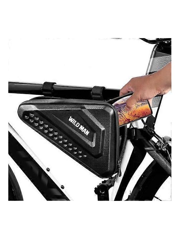 WILDMAN sakwa rowerowa pod ramę na zamek 2,5L ES19 czarna