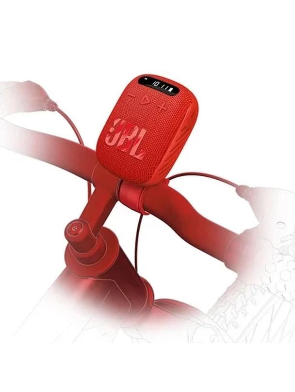 Głośnik bezprzewodowy JBL Wind 3 z uchwytem na kierownicę czerwony