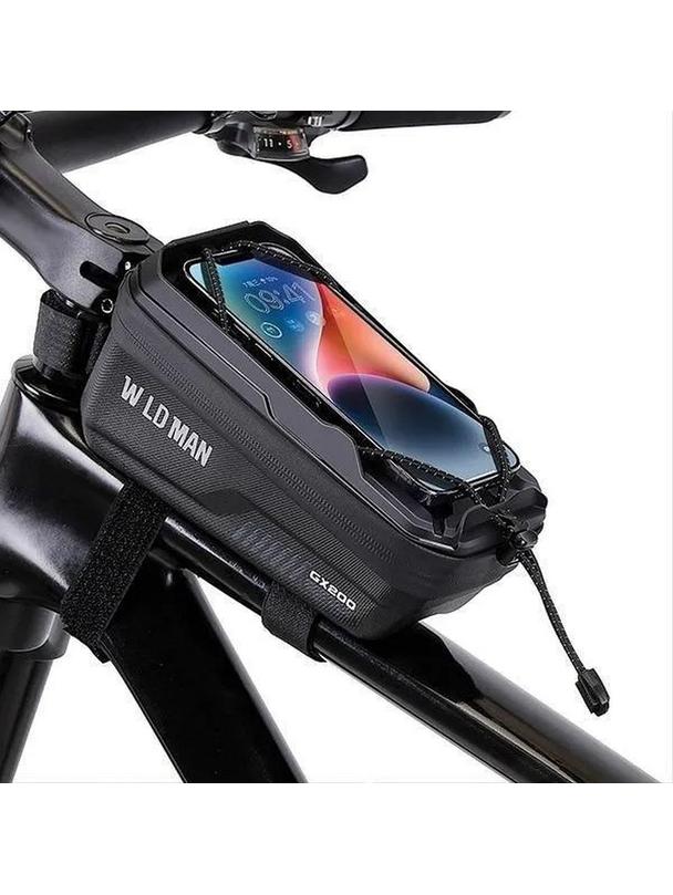 WILDMAN sakwa rowerowa na ramę na zamek 1L (4" - 7") GX200 zielona