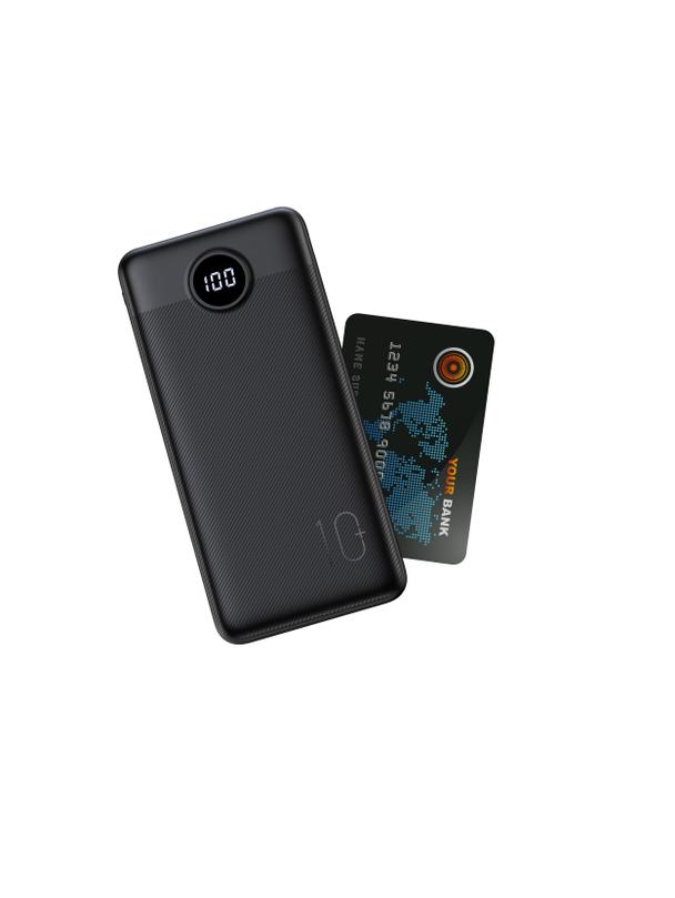 Powerbank Veger L10S (W1105PD) PD QC3.0 2A 20W 10000 mAh czarny 0INT