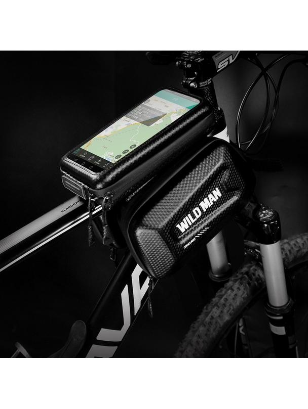 WILDMAN sakwa rowerowa na ramę na zamek  ES6 1L ( 4" - 7" ) czarna