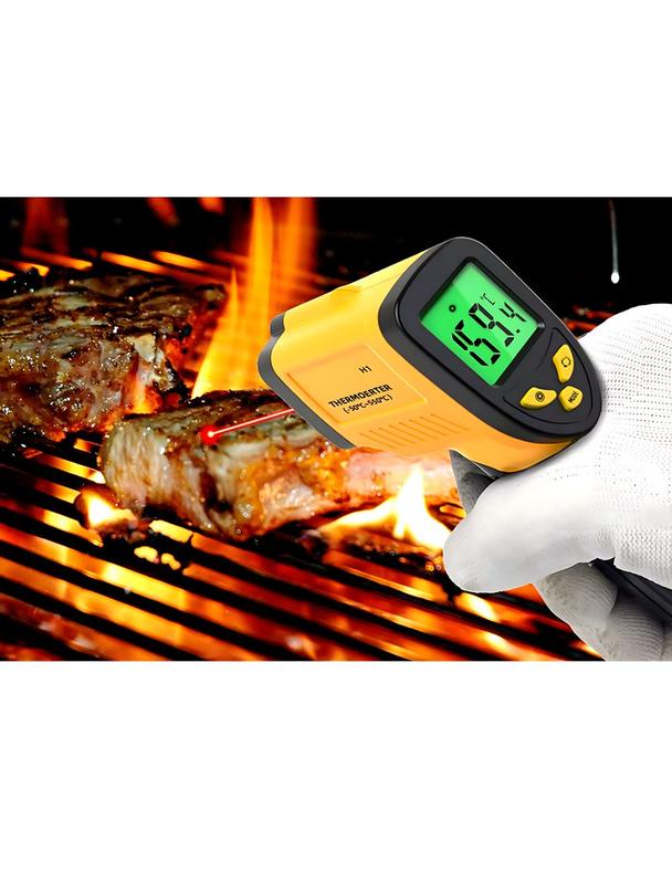 Pirometr termometr laserowy bezdotykowy na podczerwień RC-K-1397  żółto czarny