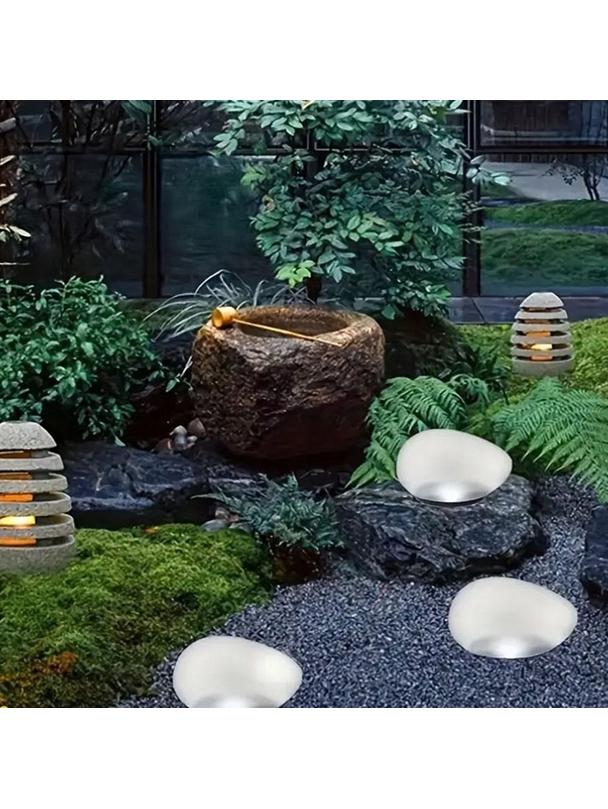 Lampa solarna LED w kształcie kamienia 16 cm RC-K-1487