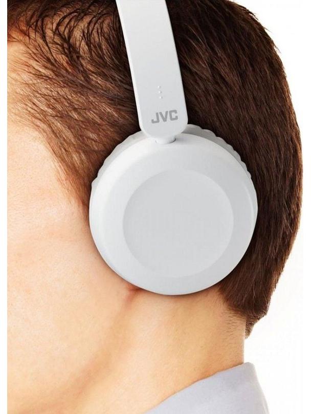 Słuchawki przewodowe nagłowne jack 3,5mm z mikrofonem JVC HA-S31M-W-E białe