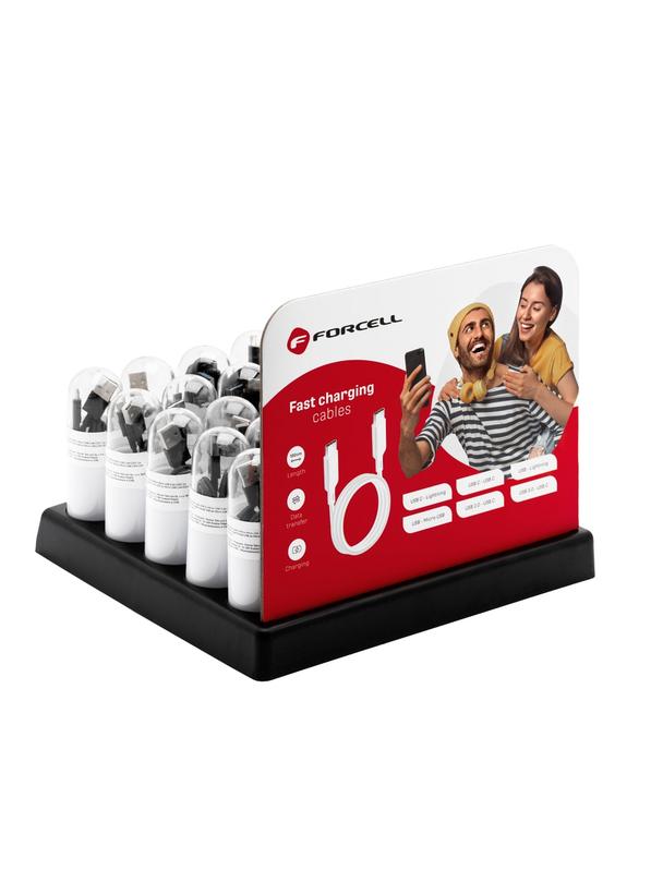 Stand na kable w tubach Forcell 30 miejsc D336 + logo