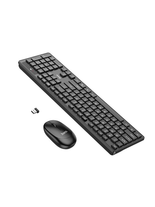 Klawiatura i myszka bezprzewodowa Hoco GM17 czarny