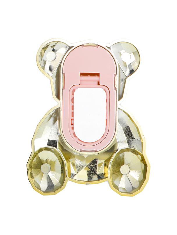 Stojak na telefon MIŚ - naklejany - złoty