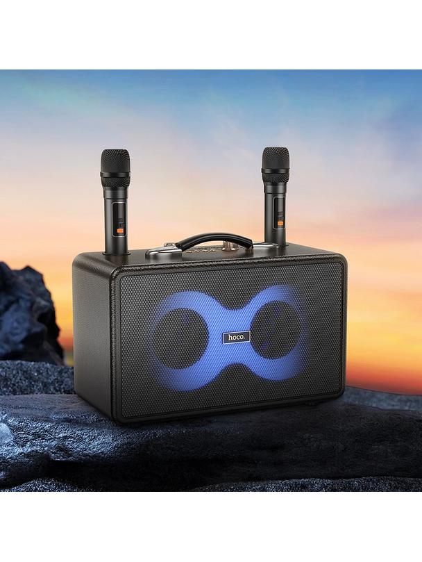 Zestaw do karaoke bluetooth 40W 6h Hoco HA8 czarny