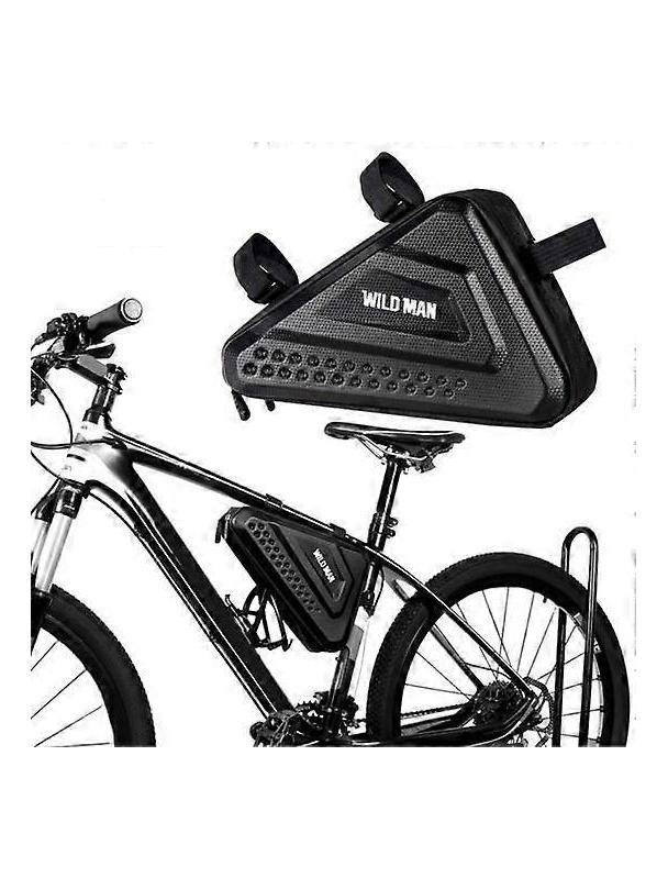 WILDMAN sakwa rowerowa pod ramę na zamek 2,5L ES19 czarna