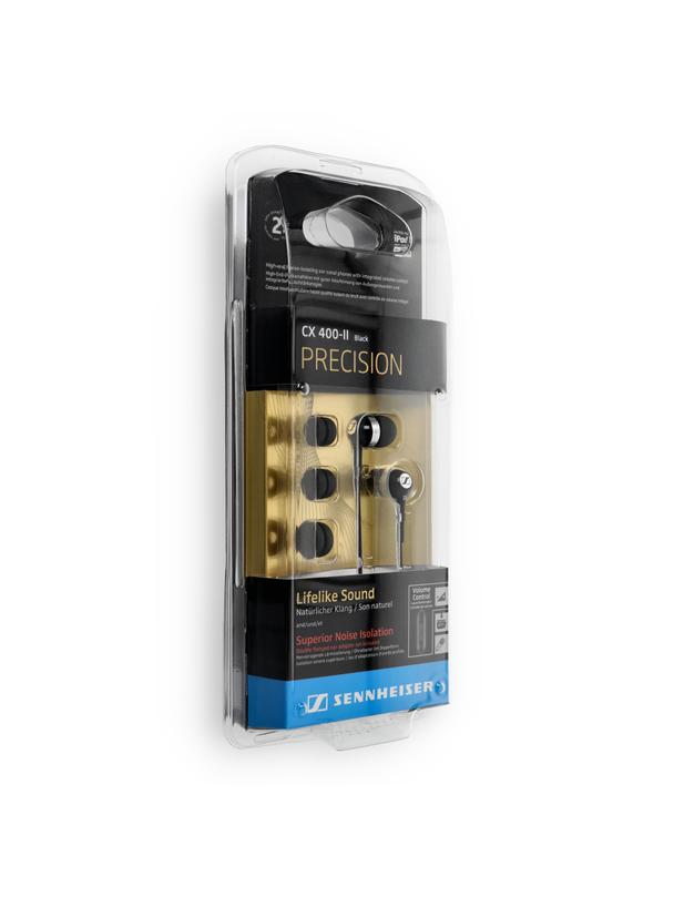 Słuchawki przewodowe douszne Jack 3,5 mm Sennheiser CX 400-ll Precision czarne