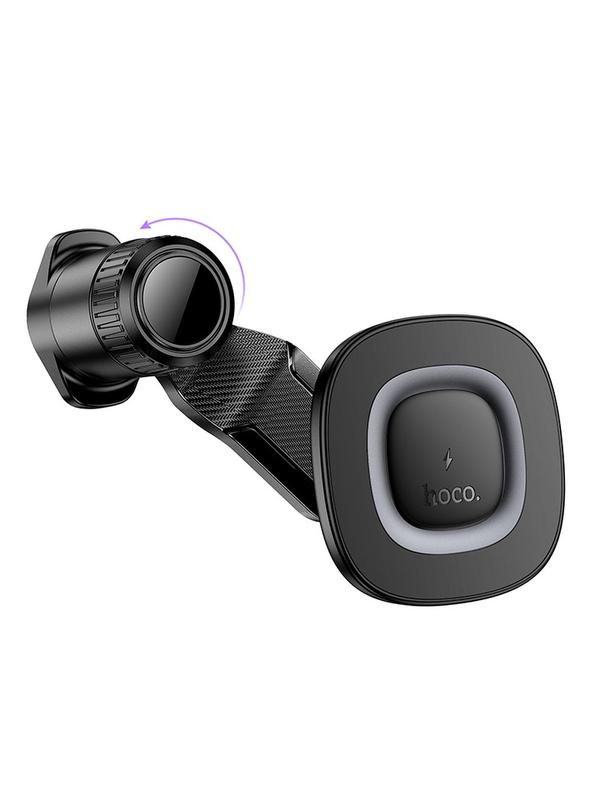 Uchwyt na telefon do samochodu indukcyjny Hoco 15W do kratki HW30 czarny