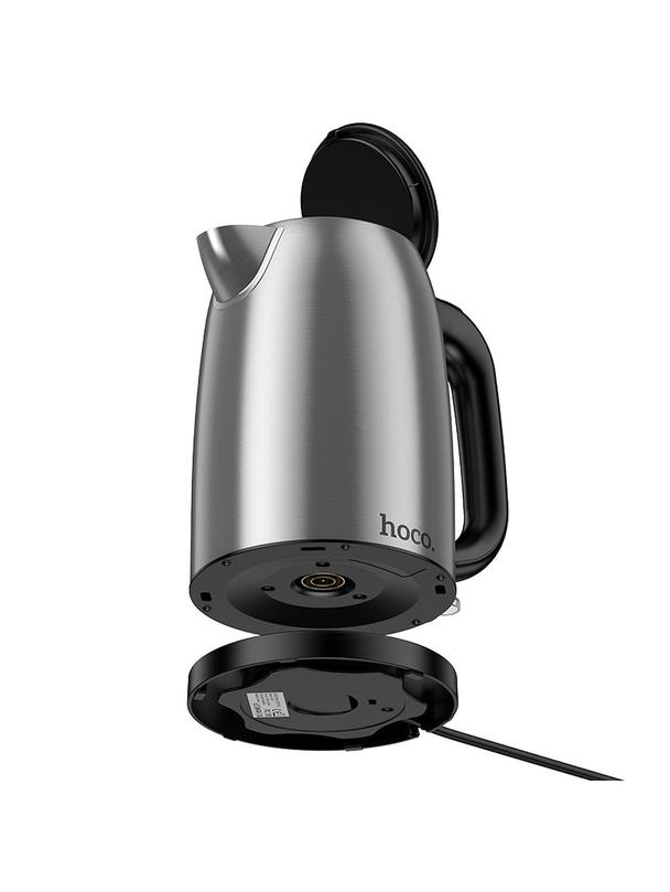 Czajnik elektryczny Hoco ze stali nierdzewnej 1,7L HE12 stalowy