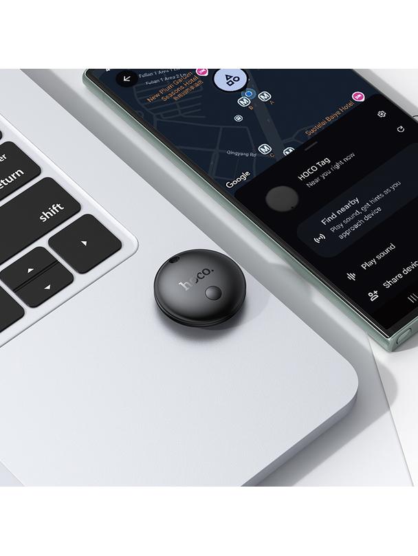 Lokalizator zgodny z Google Find My Device Hoco E93A czarny