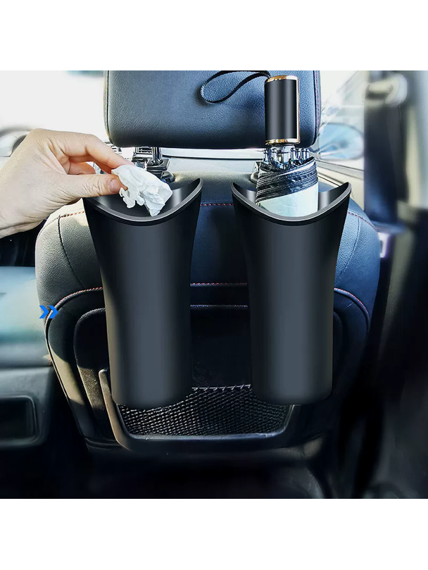 Zawieszany pojemnik na parasol do samochodu czarny