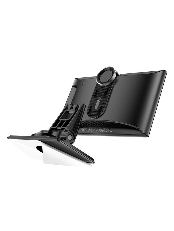 Przenośny bezprzewodowy ekran samochodowy Hoco 7" HU2 czarny