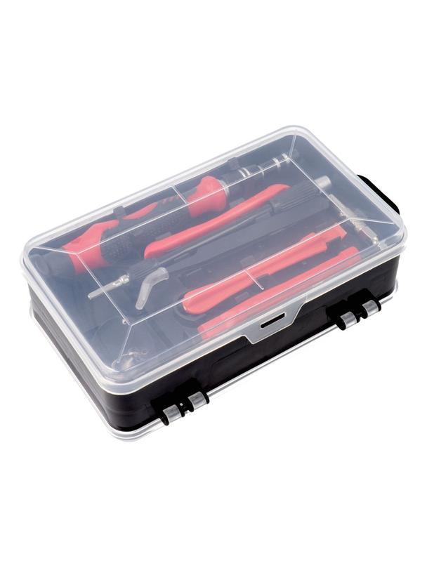 Zestaw śrubokrętów precyzyjnych / wkrętaków serwisowych, bitów 115w1 metal czerwony