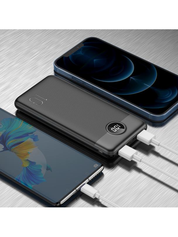 Powerbank Veger L10S (W1105PD) PD QC3.0 2A 20W 10000 mAh czarny 0INT